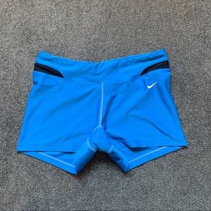 Nike Spandex Shorts Blue